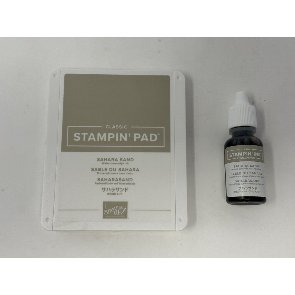 Stampin Up Classic Stampin Pad Sahara Sand Ink Pad Refill